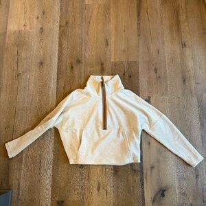 Cropped 1/4 zip